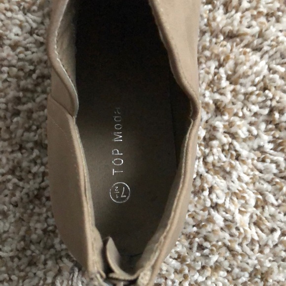 Tan Booties - Picture 4 of 5